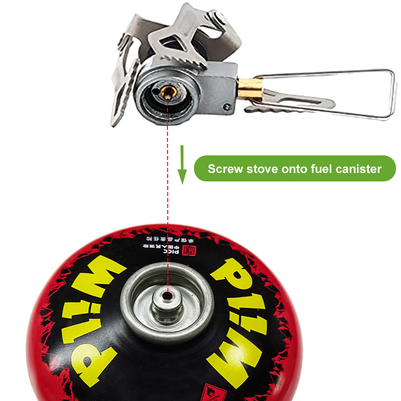 BRS Outdoor Gas Stove Mini Cam - Camping Cooking Butane recension och pris