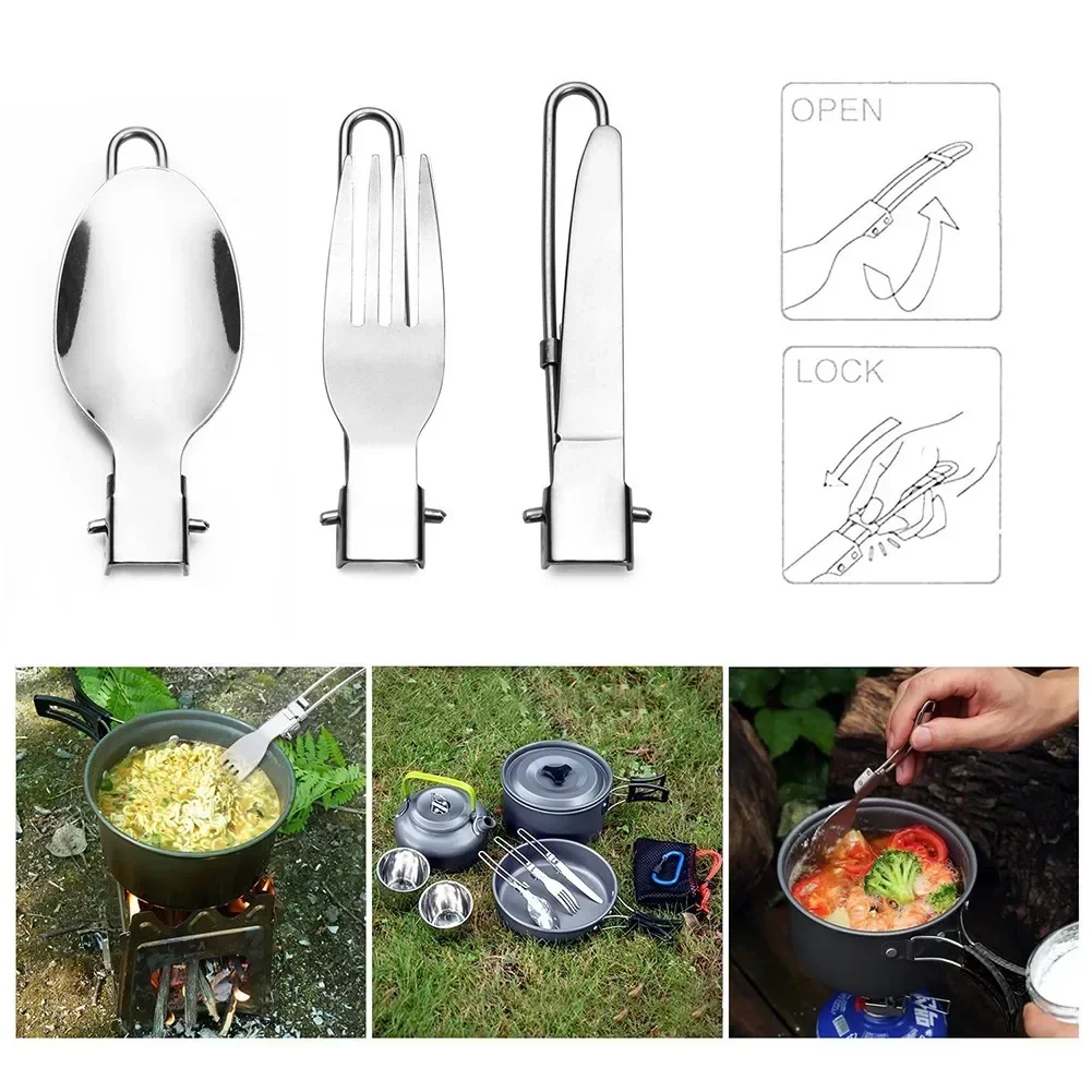 1 Set Outdoor Camping Picnic C - Camping Cooking Knife Set recension och pris