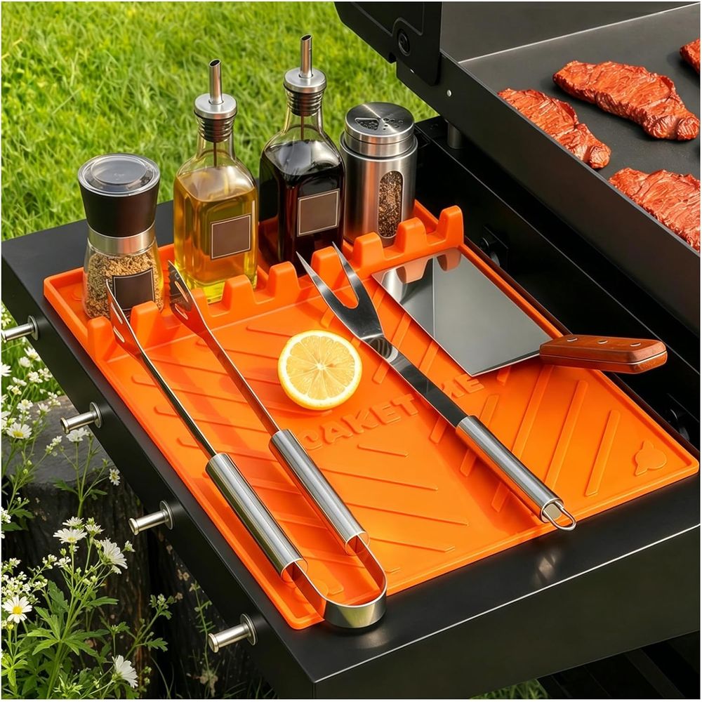 Silicone Grill Mats or Griddle - Camping With Cooking recension och pris