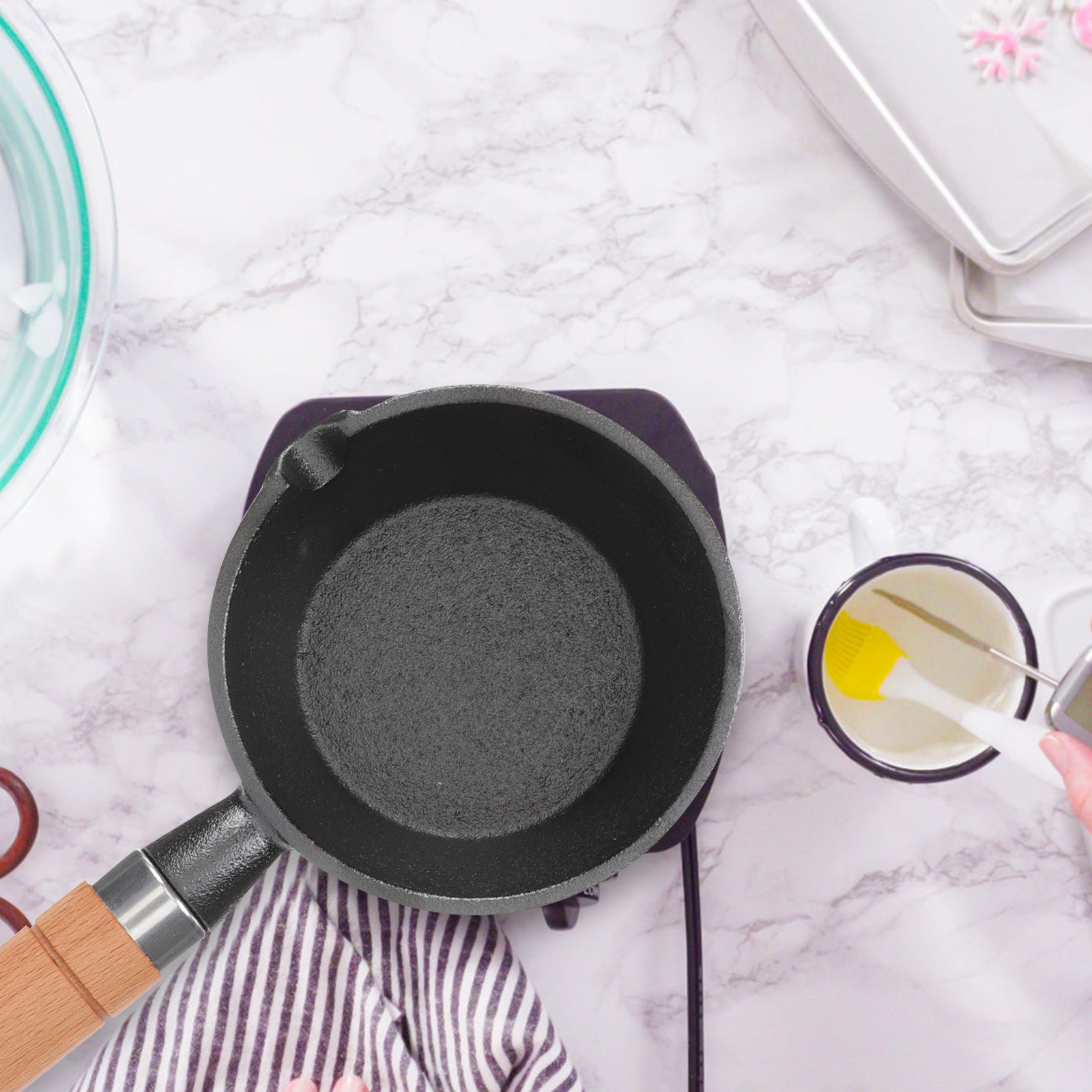 Mini Cast Iron Skillet Small O - Skillet Cast Iron Camp recension och pris