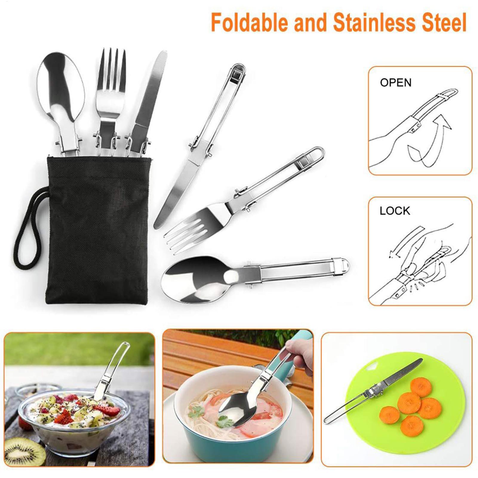 Backpacking Cooking Set Campin - Camping Cooking Knife Set recension och pris