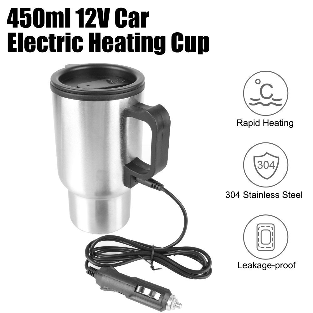 12V 450ml Electric Heating Car - Camping Cooking Tin recension och pris