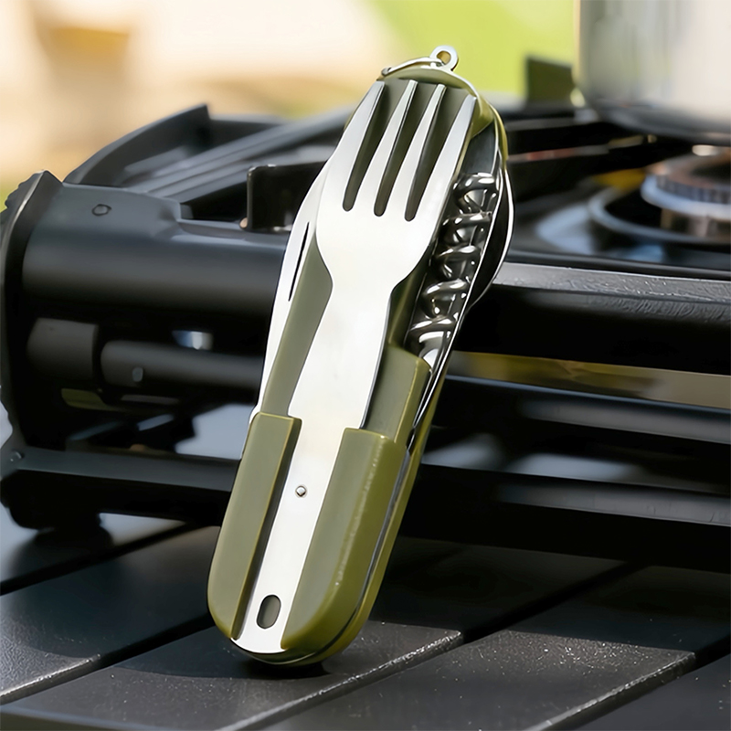 New Stainless Steel 7In1 Campi - Camping Cooking Knife Set recension och pris