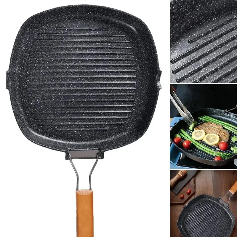 Square Grilling Skillet Steak  - Skillet Cast Iron Camp recension och pris