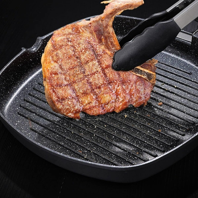 Square Grilling Skillet Steak  - Skillet Cast Iron Camp recension och pris