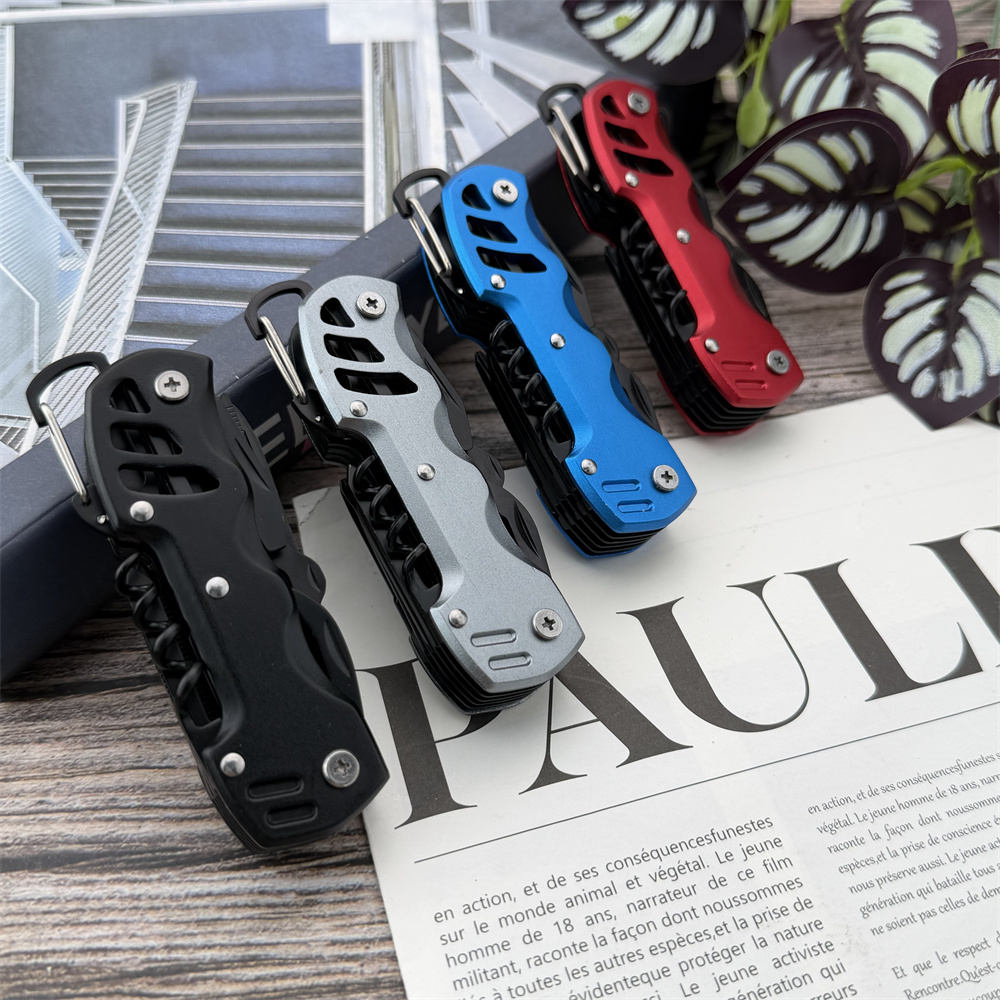 PL100 Multifunctional Folding  - Camping Cooking Knife Set recension och pris