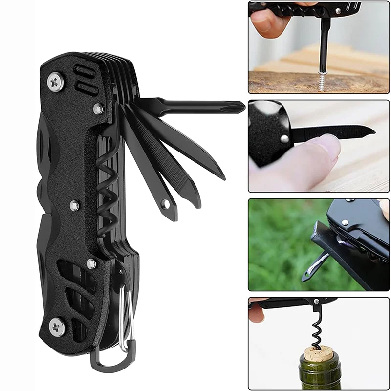 PL100 Multifunctional Folding  - Camping Cooking Knife Set recension och pris