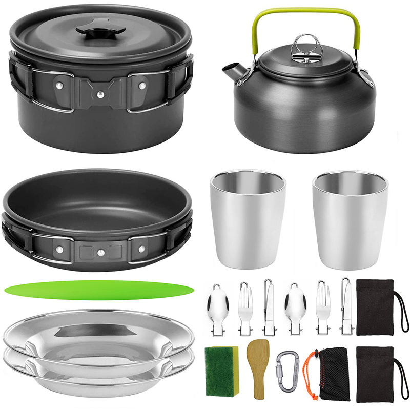 1 Set Outdoor Pot Pan Camping  - Camping Cooking Knife Set recension och pris