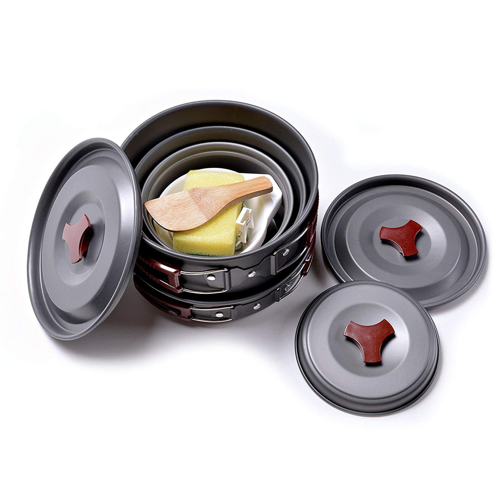 Outdoor Camping Cookware Kit N - Camping Cooking Recipes recension och pris