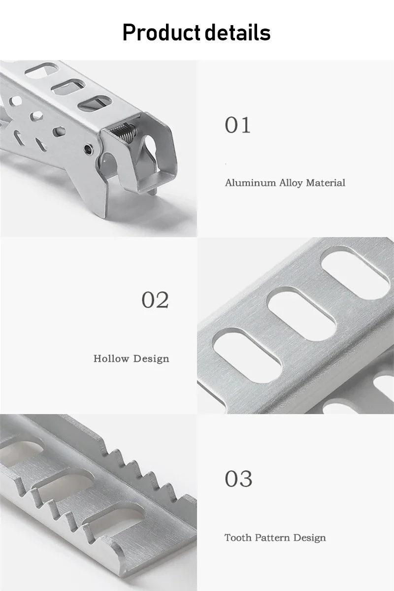 Aluminium Anti-hot Alloy Clip  - Camping Cooking Utensil Holder recension och pris