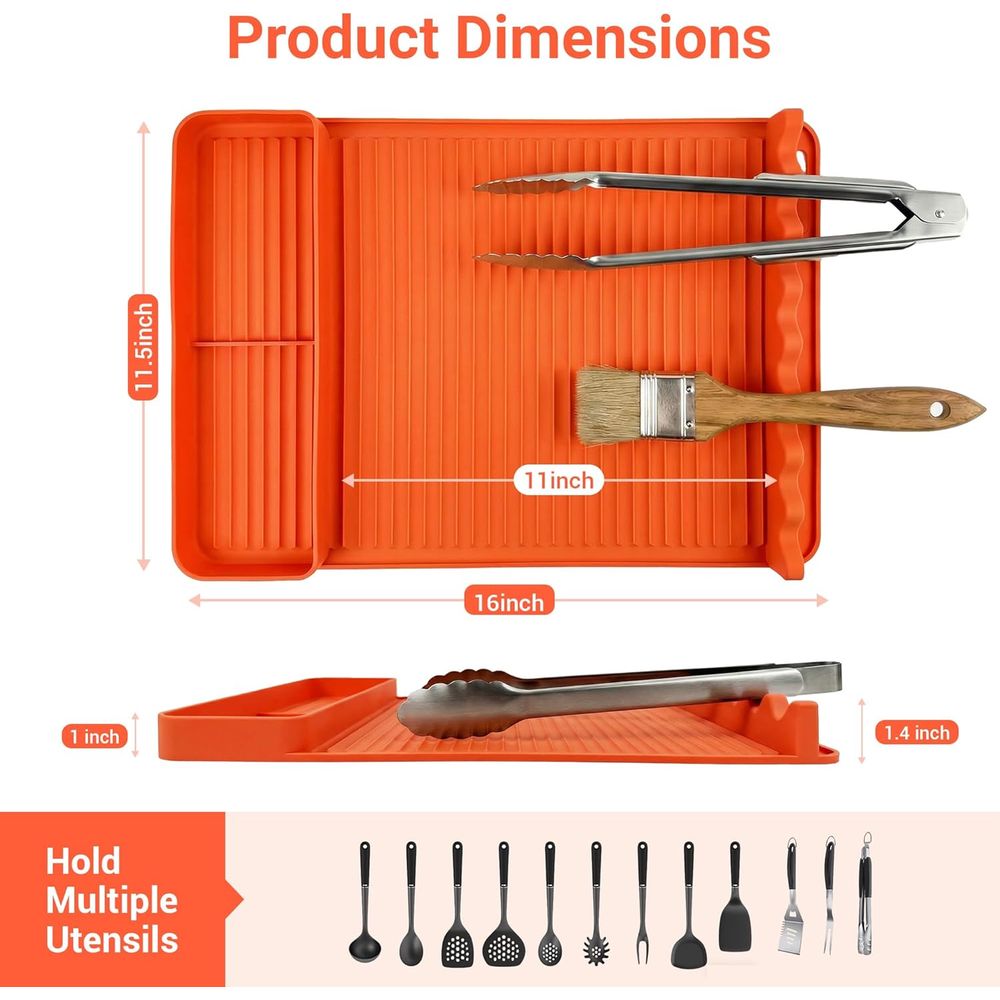 Heat Resistant Silicone Grill  - Camping With Cooking recension och pris