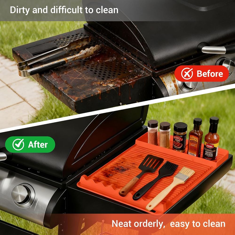 Heat Resistant Silicone Grill  - Camping With Cooking recension och pris