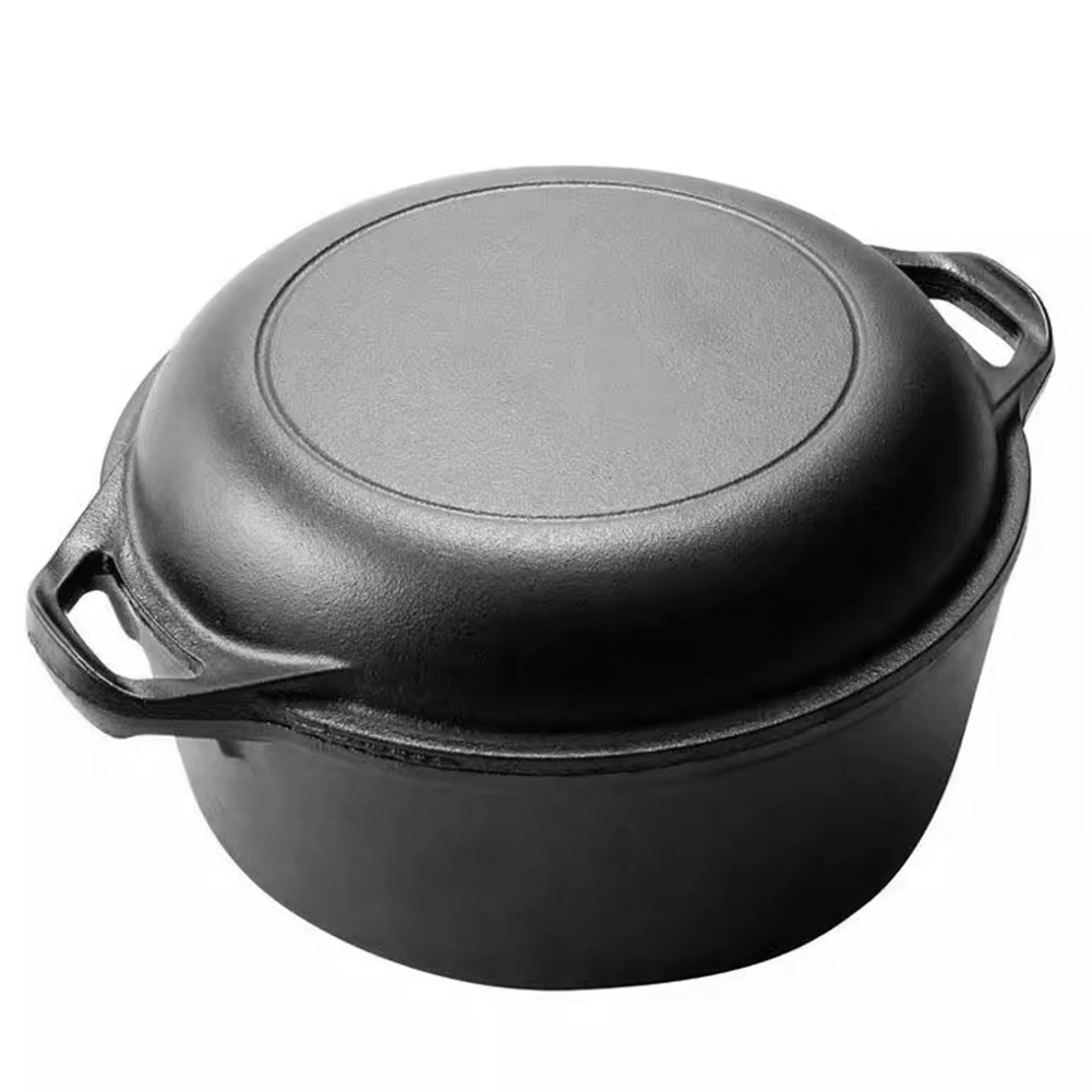 2 in 1 Cast Iron Dutch Oven wi - Skillet Cast Iron Camp recension och pris