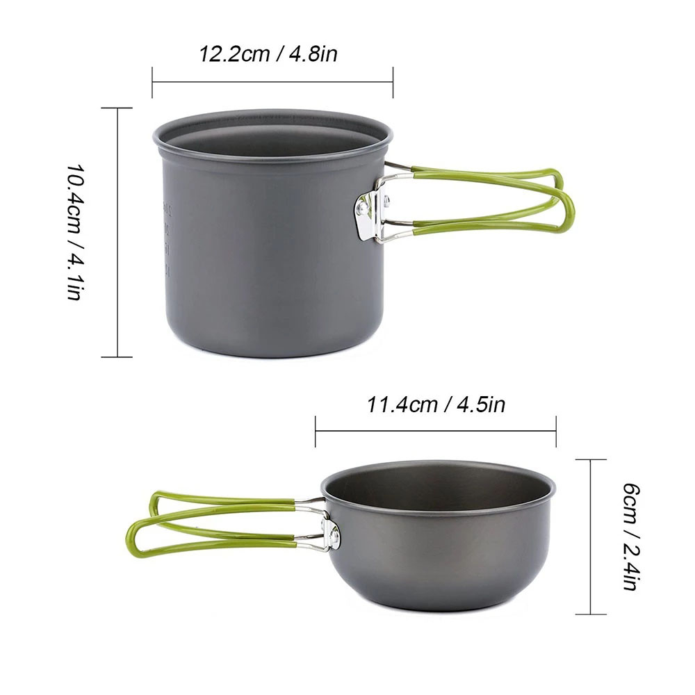 Camping Cookware Kit with Stov - Camping Cooking Recipes recension och pris